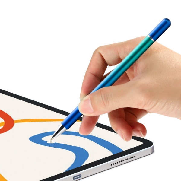 Magnetic Suction Stylus Penna med inbyggd spetsdesign Mörkblå gradient