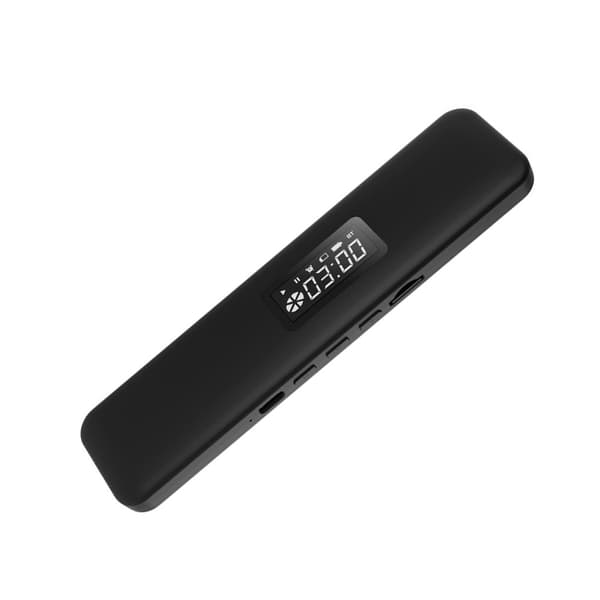 Trådløs 5.4 Bluetooth Bone Conduction Musikboks Søvn Højttaler med Timer og Hvid Støj Black Black