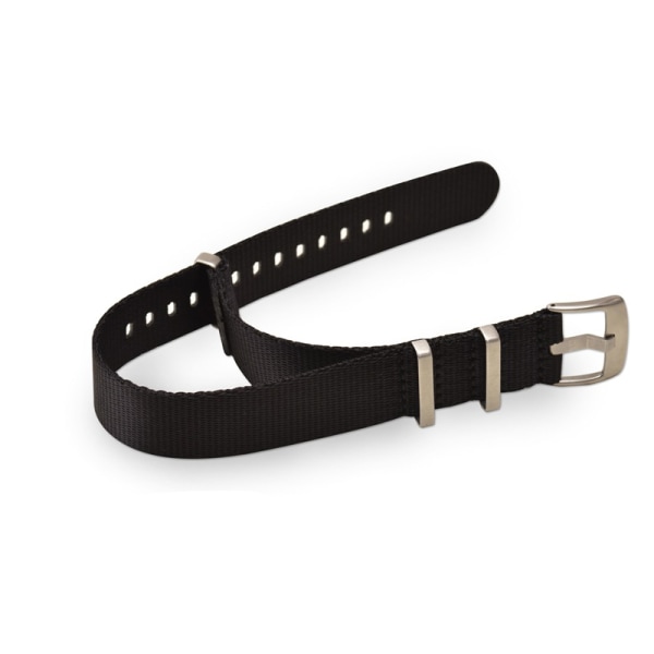 Klockarmband med Stiftspänne i Rostfritt Stål för DW-Klockor Svart M
