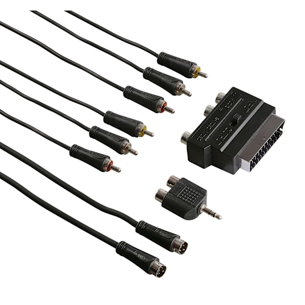 Kabel Universal DVD KIT Svart 2m