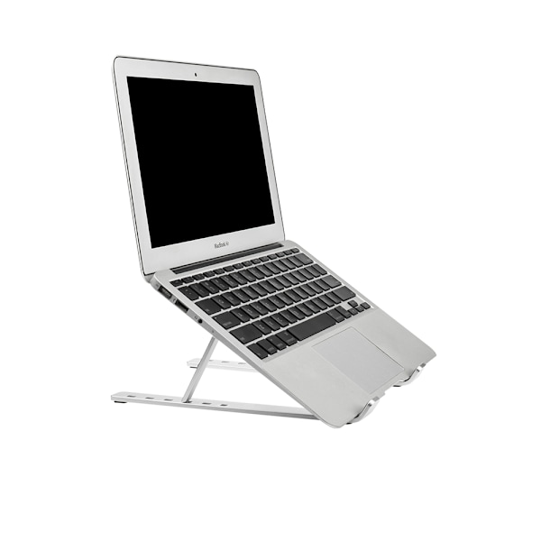 Vikbart Laptopställ X-format Aluminium Silver