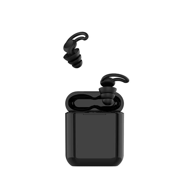 Mjuka ljudisolerande öronproppar i silikon Black Black