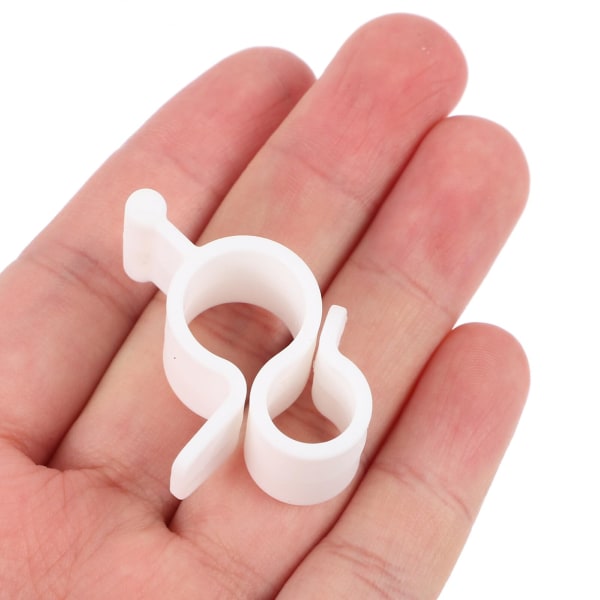 Standard förtältklämma för Rope Light 10-pack Vit