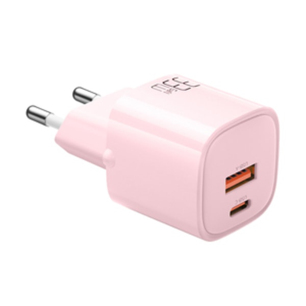 Laddare GaN 33W Mcdodo CH-0155 USB-C, USB-A (rosa)