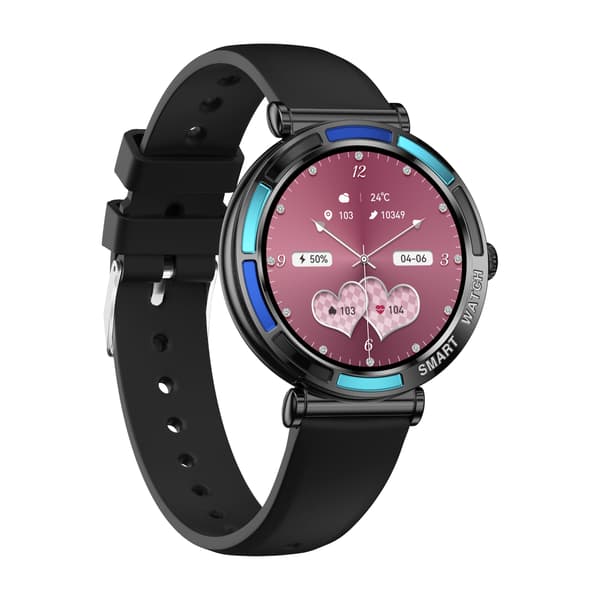 Multifunktionell Smartwatch med Bluetooth-samtal och Hälsoövervakning, kompatibelt med FitCloudPro Black Black