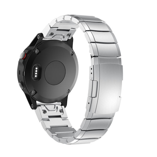 Snabbfäste Titan Klockarmband för Garmin Fenix 7X 6X Pro 5X Plus Silver 26 mm