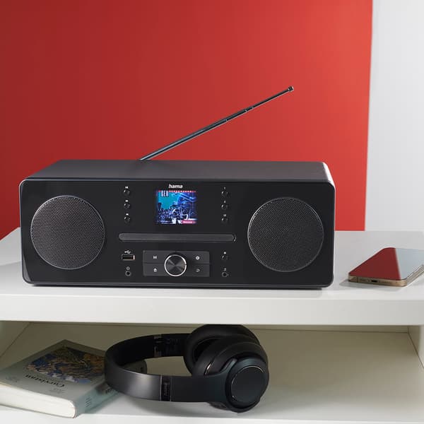 Radio FM/DAB+/CD/BT DR1560CBT Svart