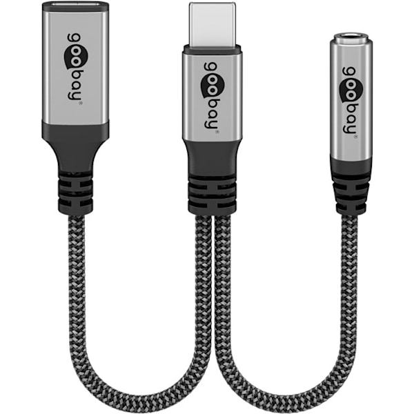 Adapter USB-C™ till USB-C™ och jack, 3,5 mm AUX