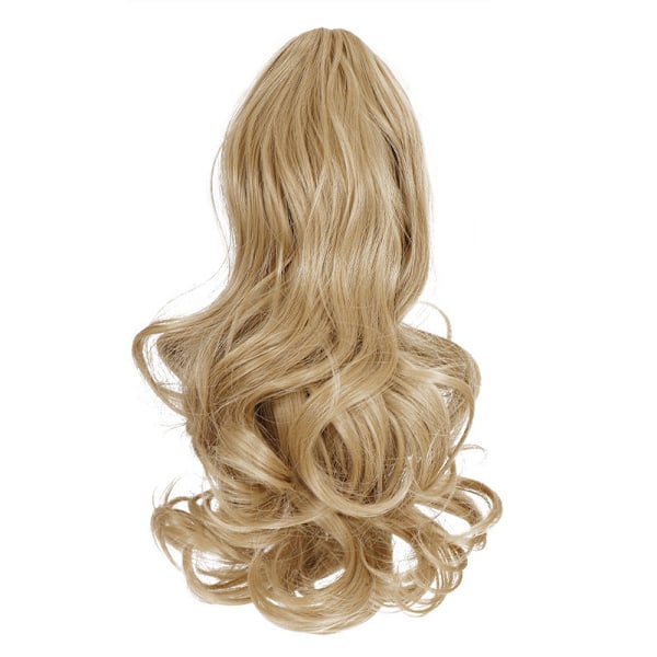 Golden Short Curly Clip-in Hestehale Hair Extension