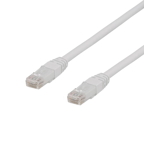 U/UTP Cat6a patch cable, LSZH, 0.3m, white