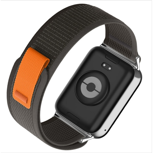 Alpine Loop flätad nylon klockarmband för Xiaomi 9 Pro / 8 Pro Svart+grå