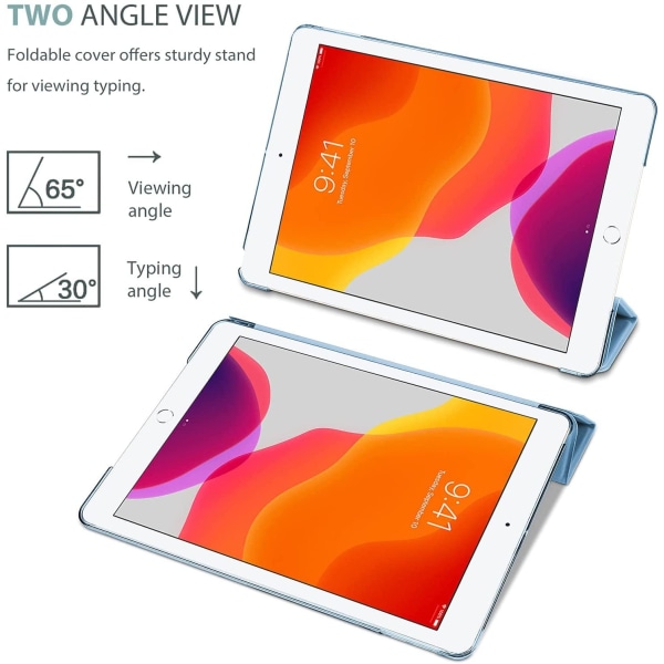 iPad -deksel 10,2 '' PU -skinn / TPU blå 6f80 | Fyndiq