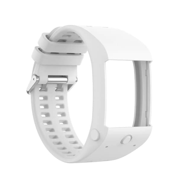 Silikoninen kellonranneke Polar M600:lle White White