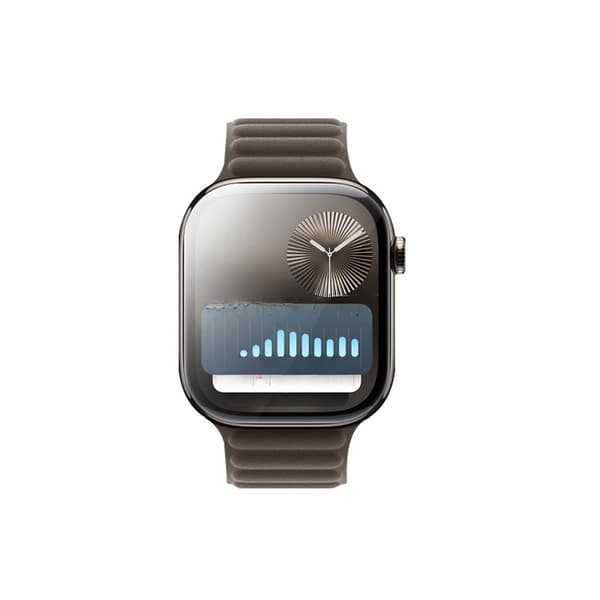 Hydrogel-skærmbeskyttelse kompatibel med iWatch S10 (46mm), transparent, 2-pak