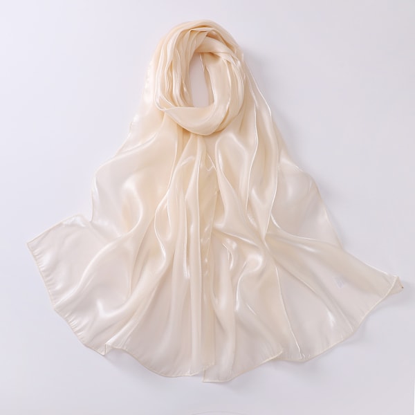 Elegant organza halsduk kaffe