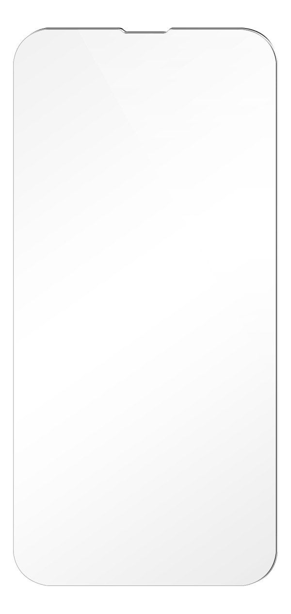 Screen protector iPhone 13/13 Pro/14/16e/17e, 2.5D glass