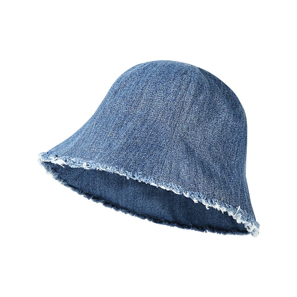 Denim Bucket Hat Blå