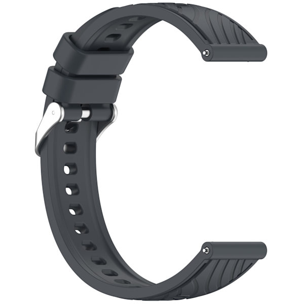 Huawei GT5 / GT5 Pro Textured Silikon Klockarmband Grå