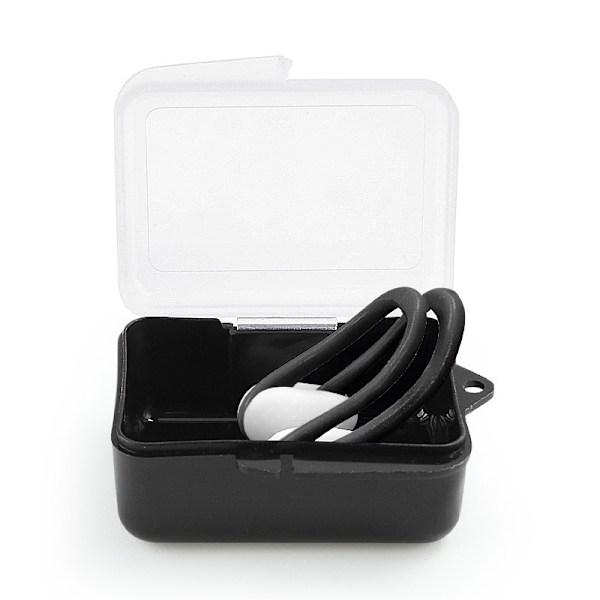 Anti-Slip Dual-Bar Nose Clip för simning Svart