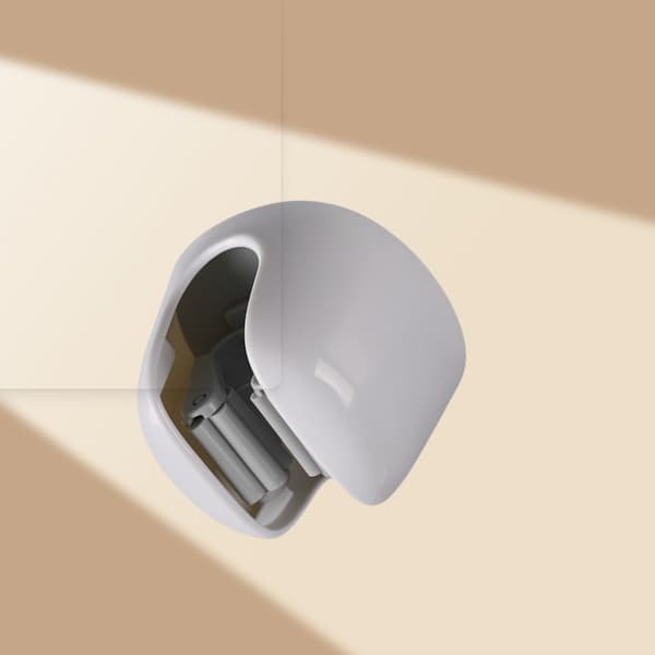 Vægmonteret moppe- og kostholder - 2 pak Grey Grey