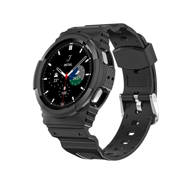 Klockband Svart 44 mm Samsung Galaxy Watch 4/5 Gen Svart 44 mm