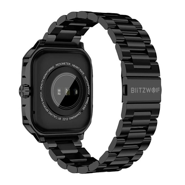 Smartwatch Blitzwolf BW-GTC3 (svart/svart stål)