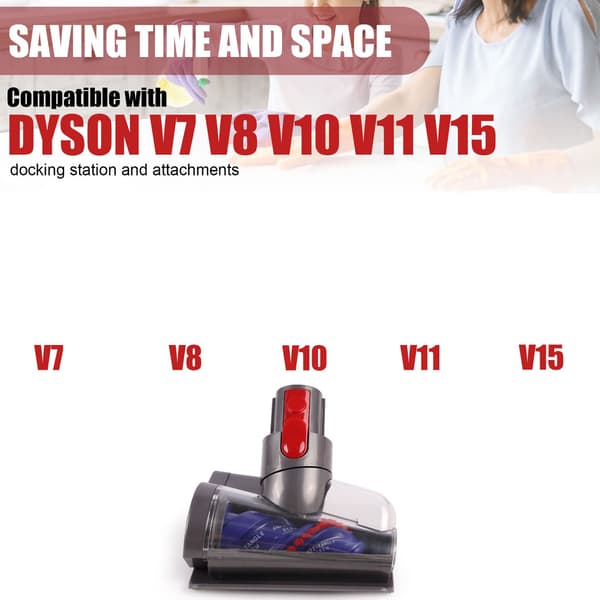 Mini turbinemundstykke til Dyson V7, V8, V10, V11, V15
