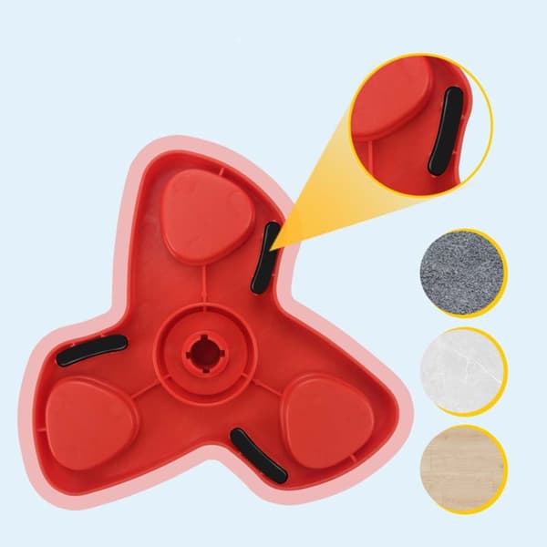 Interaktiv Hundeskål med Fire Lag - Roterende Puzzle Foderautomat til Hunde - Fremmer Langsom Spisning
