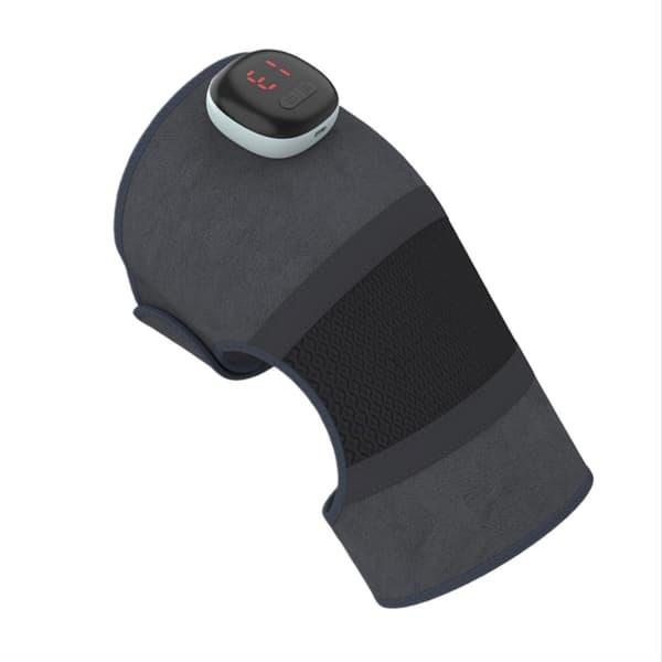 Trådlös Uppvärmd Knämassager med Vibration och Värmeterapi för Lindring av Ledvärk
