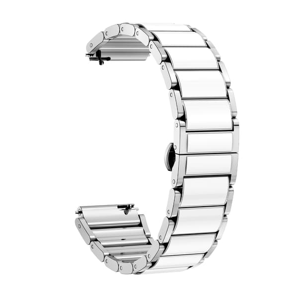 18 mm silverfärgat klockarmband för Huawei GT5/GT5 Pro