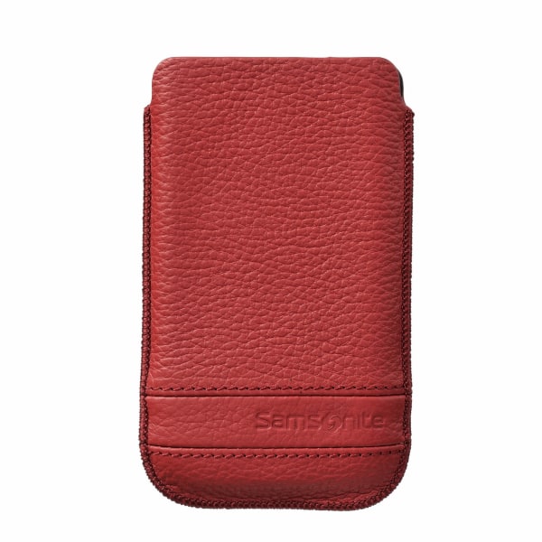 SAMSONITE Mobile Bag Classic Leather Large Red