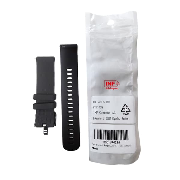Polar Ignite/Unite armband silikon Black Black