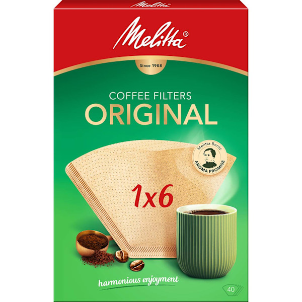 Kaffefilter 1X6 40pack (Obs 8 DFP)