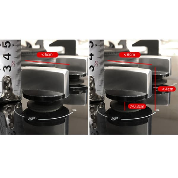 Gasspisrattskydd - ABS svart barnsäker roteringsskydd för vred, 2-pack, kompakt 8.98cm x 5.43cm x 6cm för kökssäkerhet