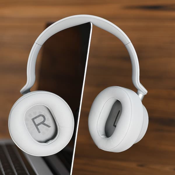 2 st Ersättningsöronkuddar Kompatibla med Microsoft Surface GEN I & GEN II Hörlurar, Proteinläder och Memory Foam Grey Grey