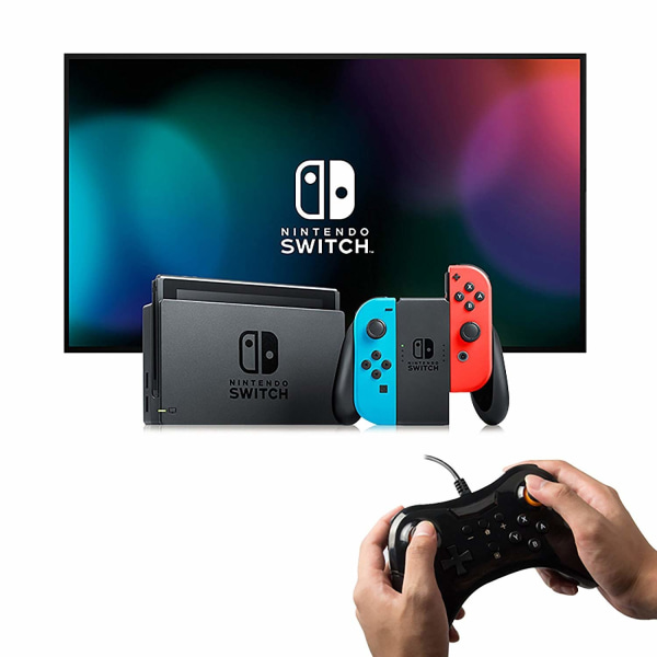 Trådad handkontroll för Nintendo Switch