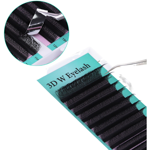 Mix Lashes - 8-15 mm blandet bakke Y-formet