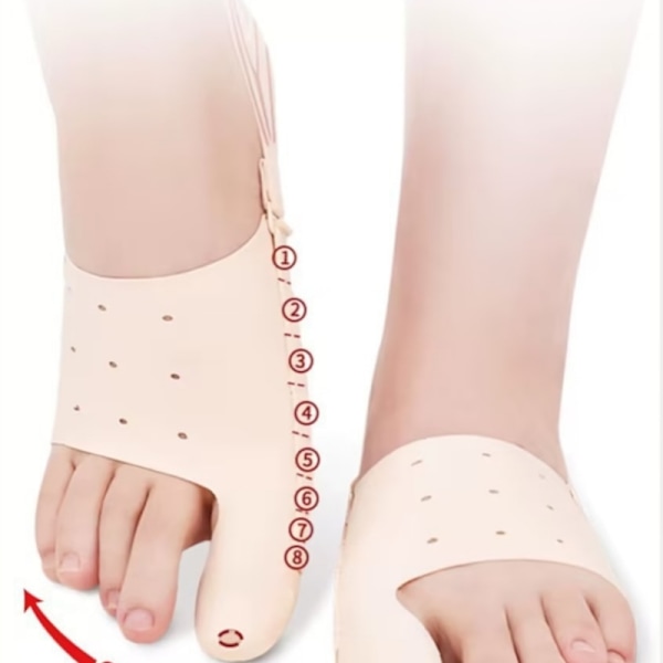 Bunion Corrector til Hallux Valgus, Justerbar Tåretter Brace L