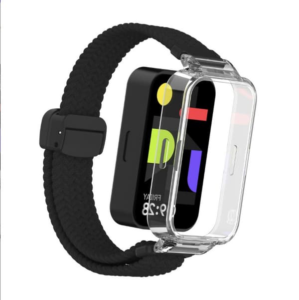 Redmi Band 3/9 Active armband i nylon med magnetiskt spänne Black Black
