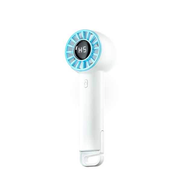 Digital Display Håndholdt Turbo Ventilator White White