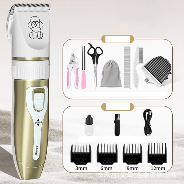 Platinum Pet Grooming Kit med 7-delt Potetrimmersæt
