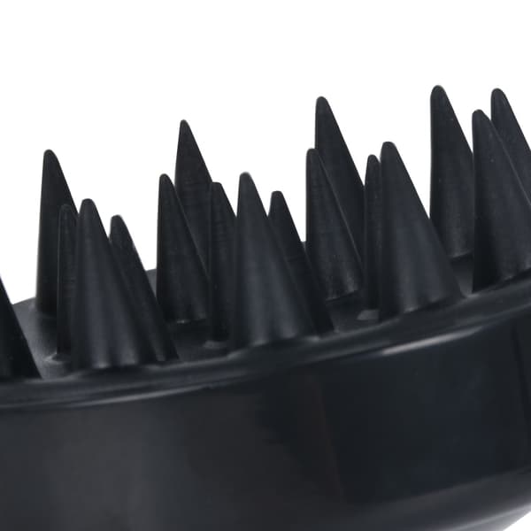 Børste til hovedbundsmassage og peeling Black Black