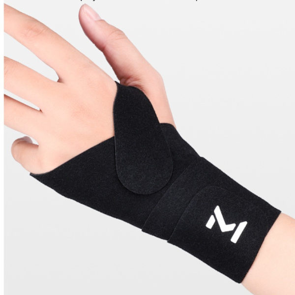 Tumb- och handledsstöd för lindring av tendinit - Lycra Material Black Black