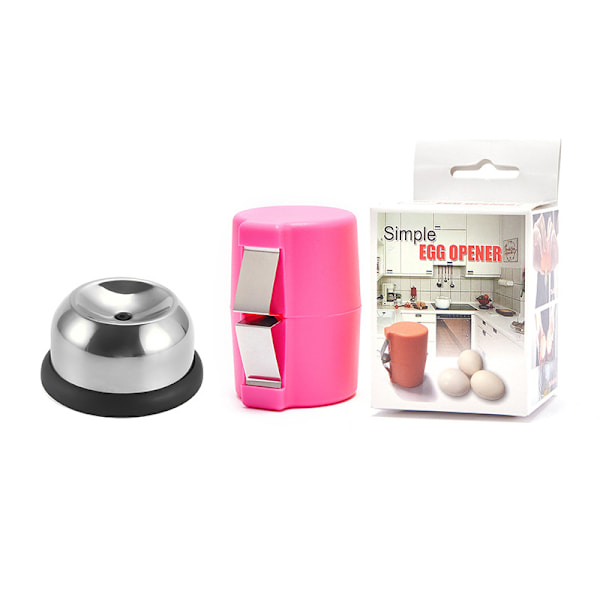 Äggpickare och knäckare set Rosa