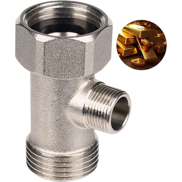 3/8" messing trevejs-stik til bidettoilet