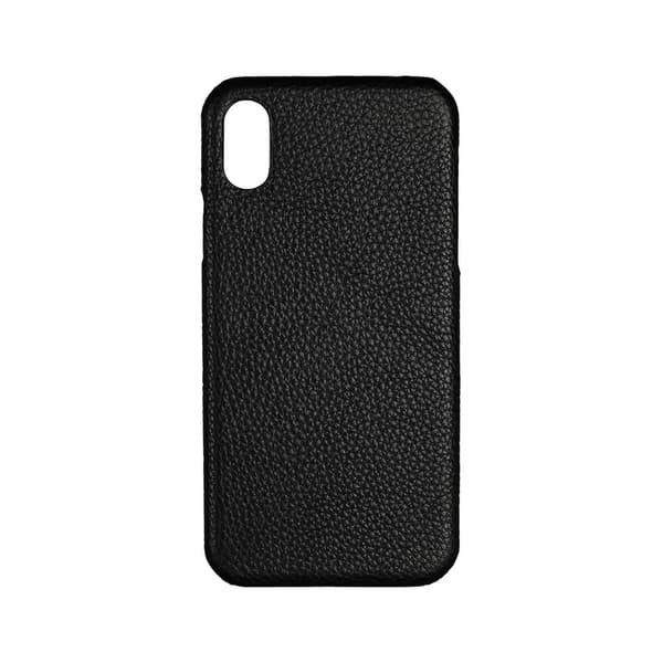 Mobilcover Læder Sort - iPhone X / XS