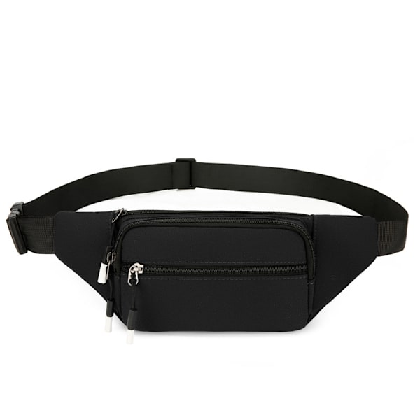Naisten muodikas crossbody-vyölaukku Musta