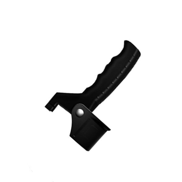 Ergonomiskt handtag för aluminiumkäppar