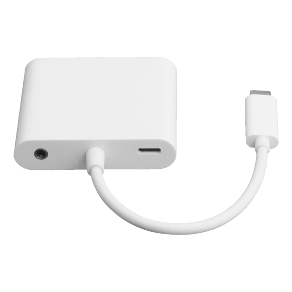 USB-C docking station, HDMI/VGA/USB-C/3.5mm, white