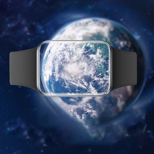3D-kaareva näytönsuoja Xiaomi Mi Band 9 Prolle - 2 kpl